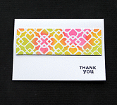 Thank You Trellis - Handcrafted Thank You Card - dr17-0038
